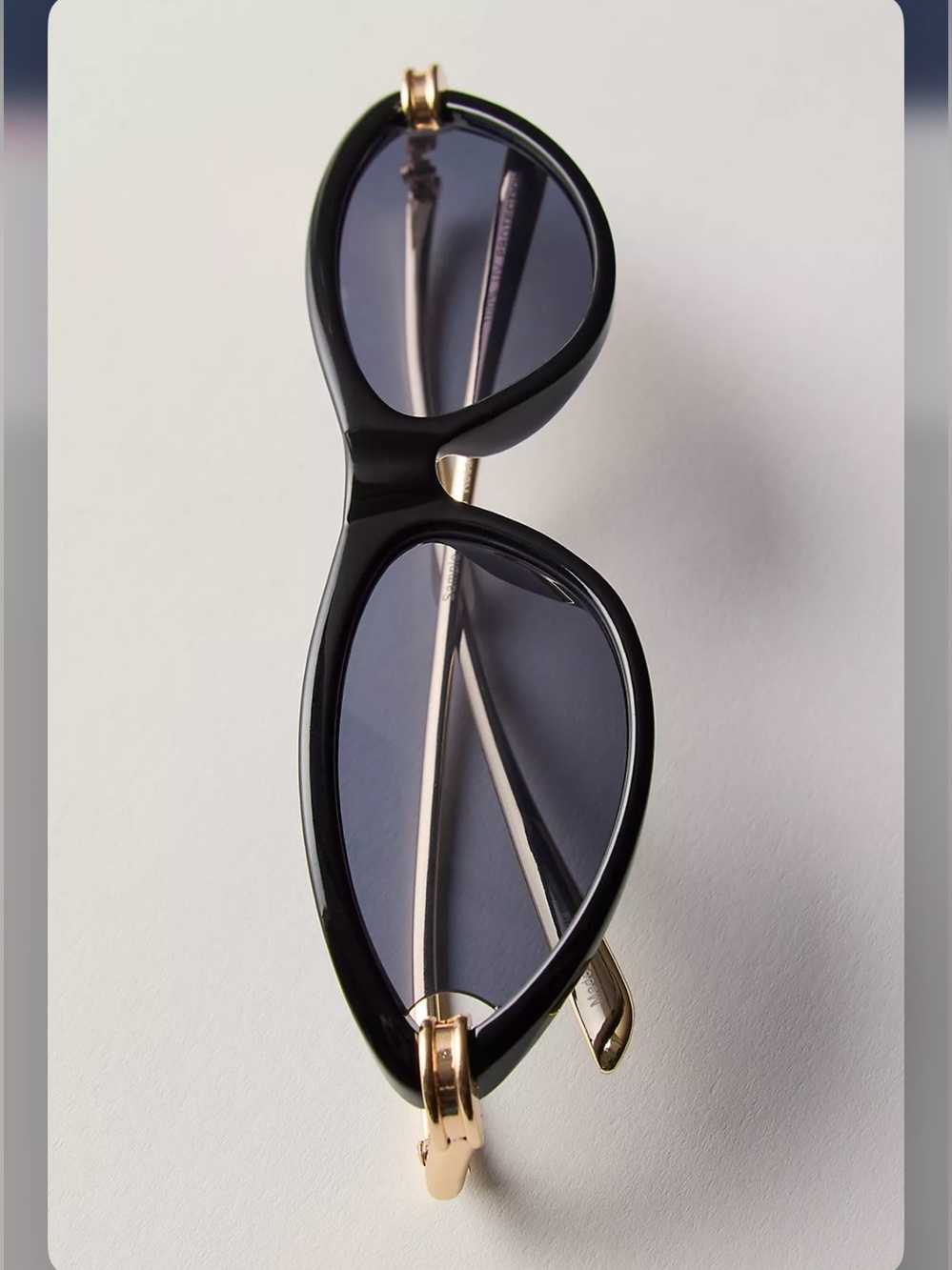 Free People black Milee cat eye sunglasses - Picture 6 of 15